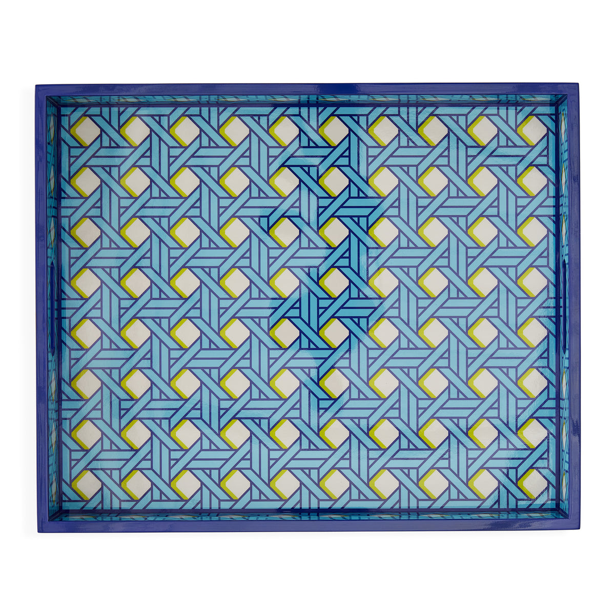 Basketweave Lacquer Tray alt view
