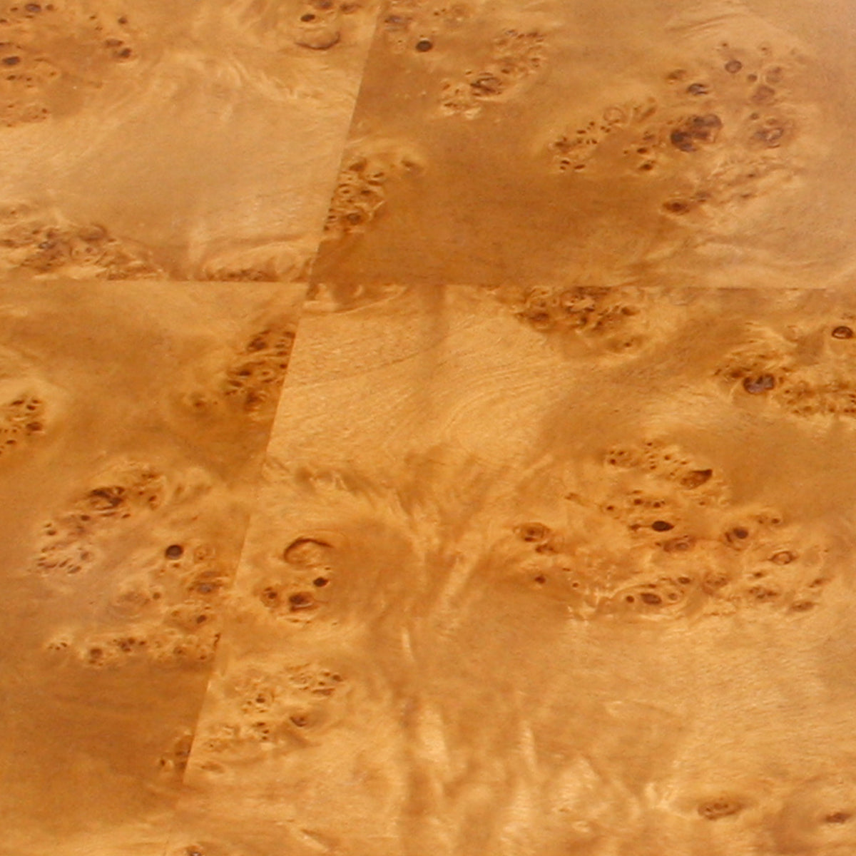 bond desk burl wood top clear acrylic frame - detail view 3