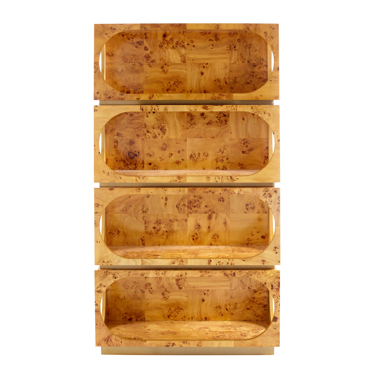 bond etagere burled wood - detail view 2