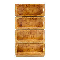 bond etagere burled wood - detail view 2