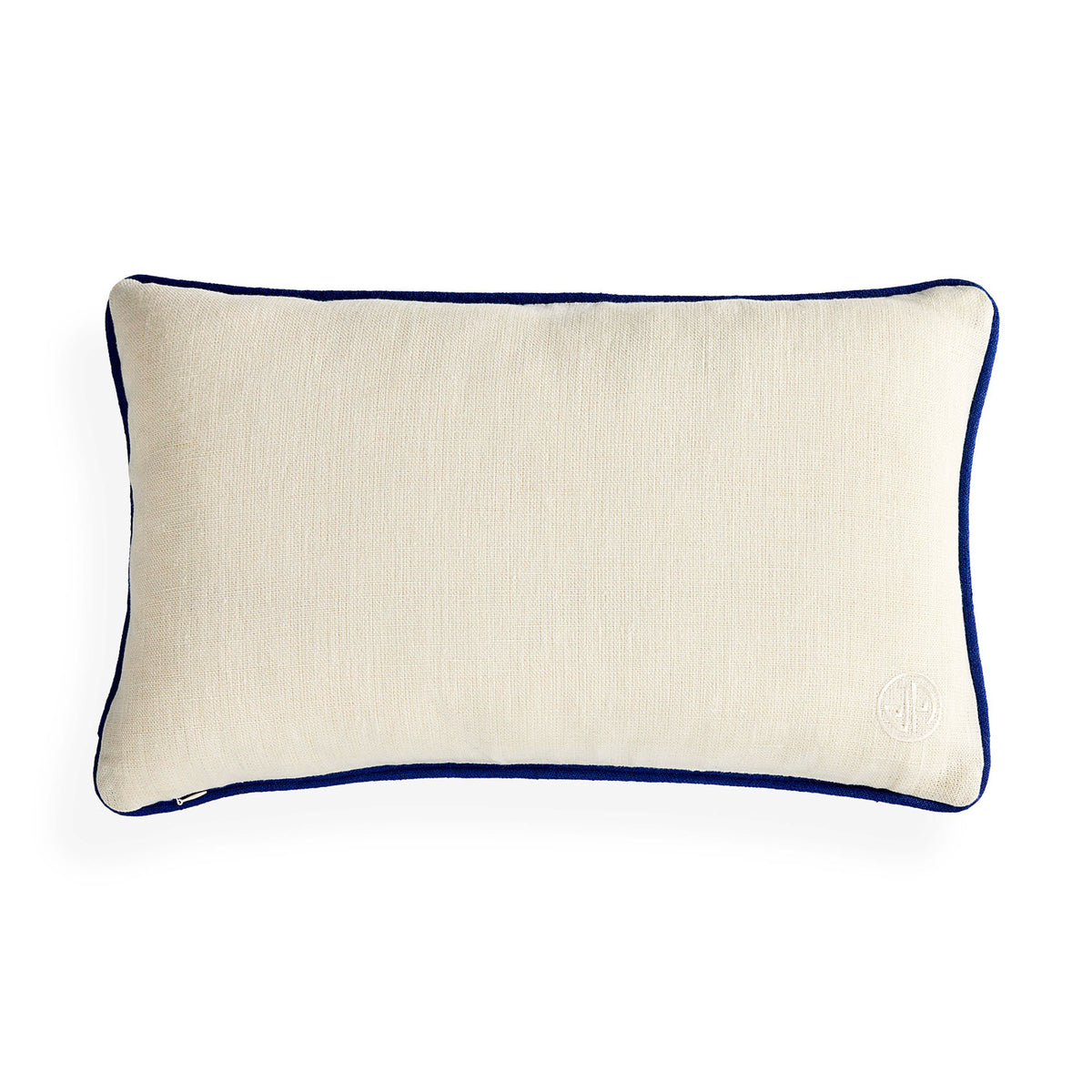 Bonjour Beaded Pillow - back view