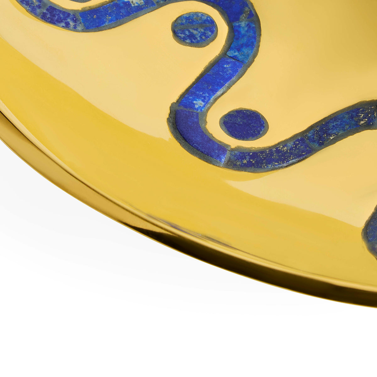 Brass Fish Tray - details view
