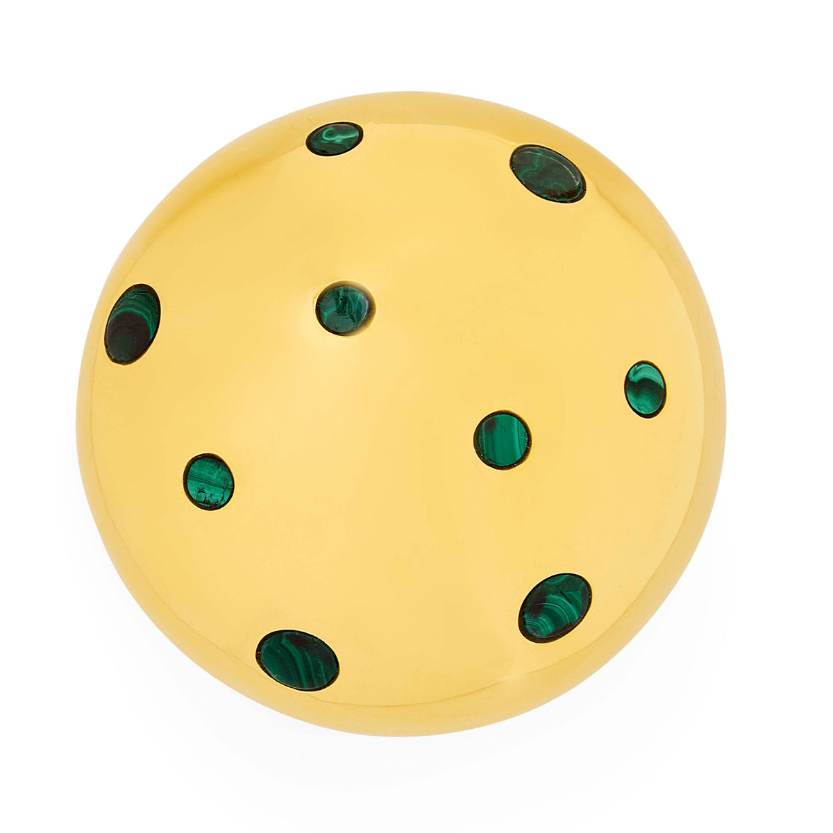 Brass Mushroom Medium Box - front view