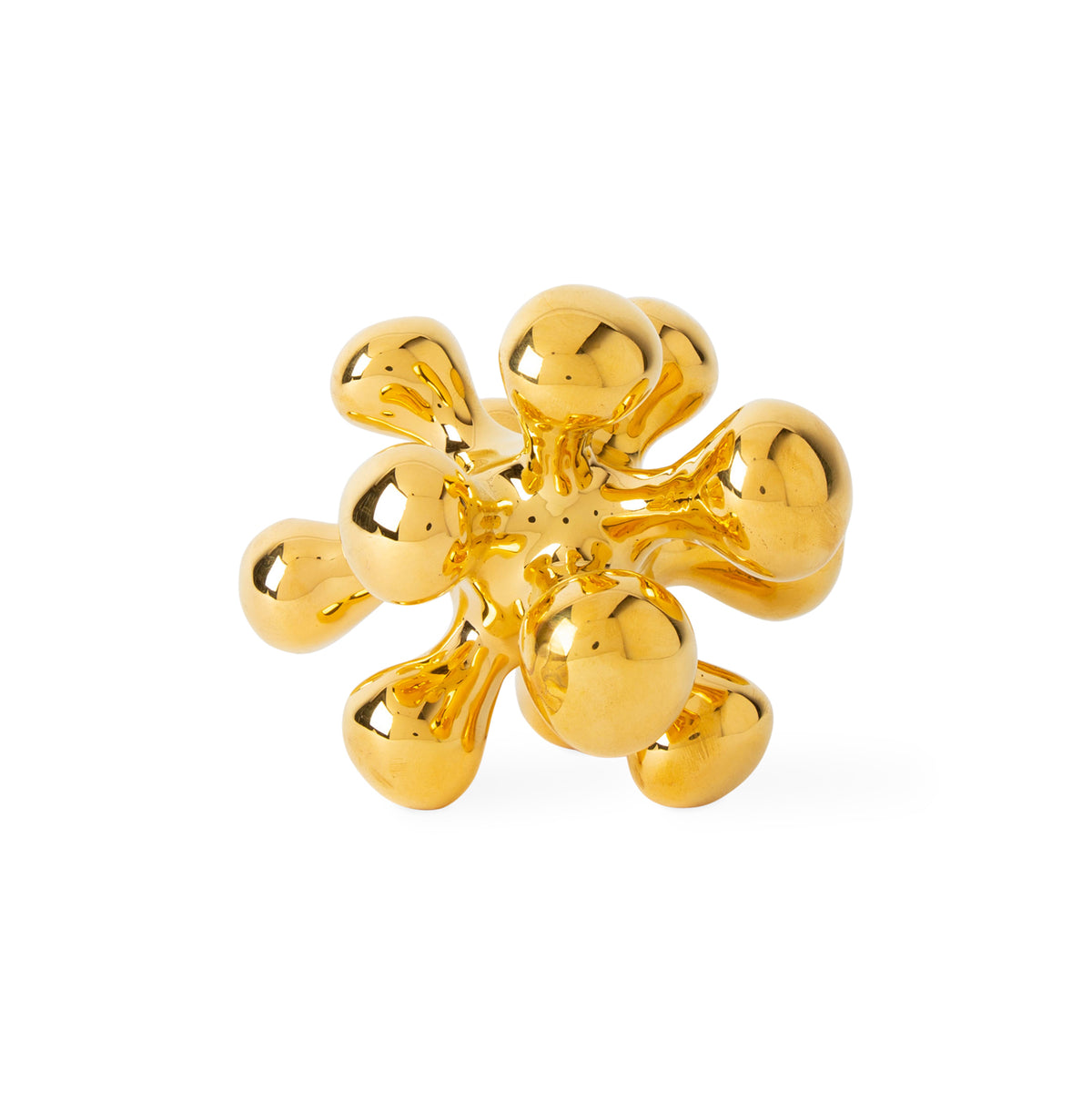 brass orb  - back view