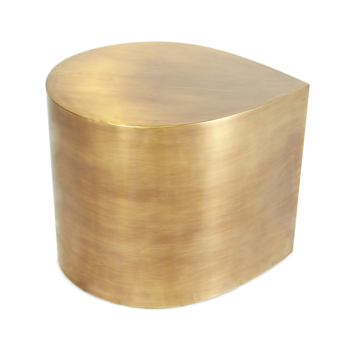 teardrop table antiqued brass - Styled view 14