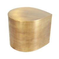 teardrop table antiqued brass - Styled view 14