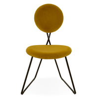caprice dining chair channing desk brass ripple table lamp home office - styled view
