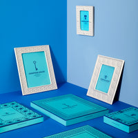 charade frame collection delphine desk - styled view