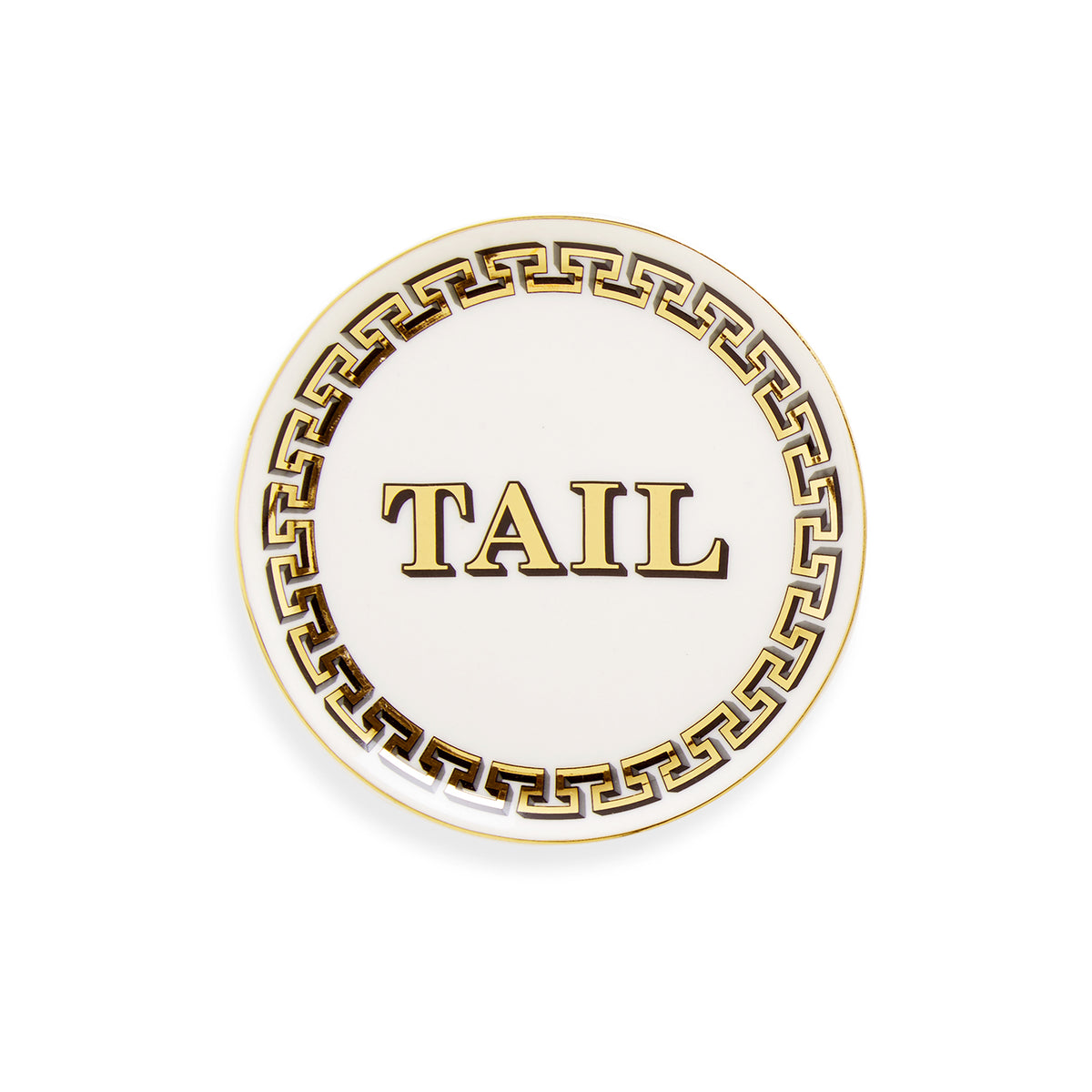 cock/tail coasters porcelain gold white 2