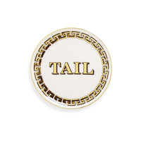 cock/tail coasters porcelain gold white 2