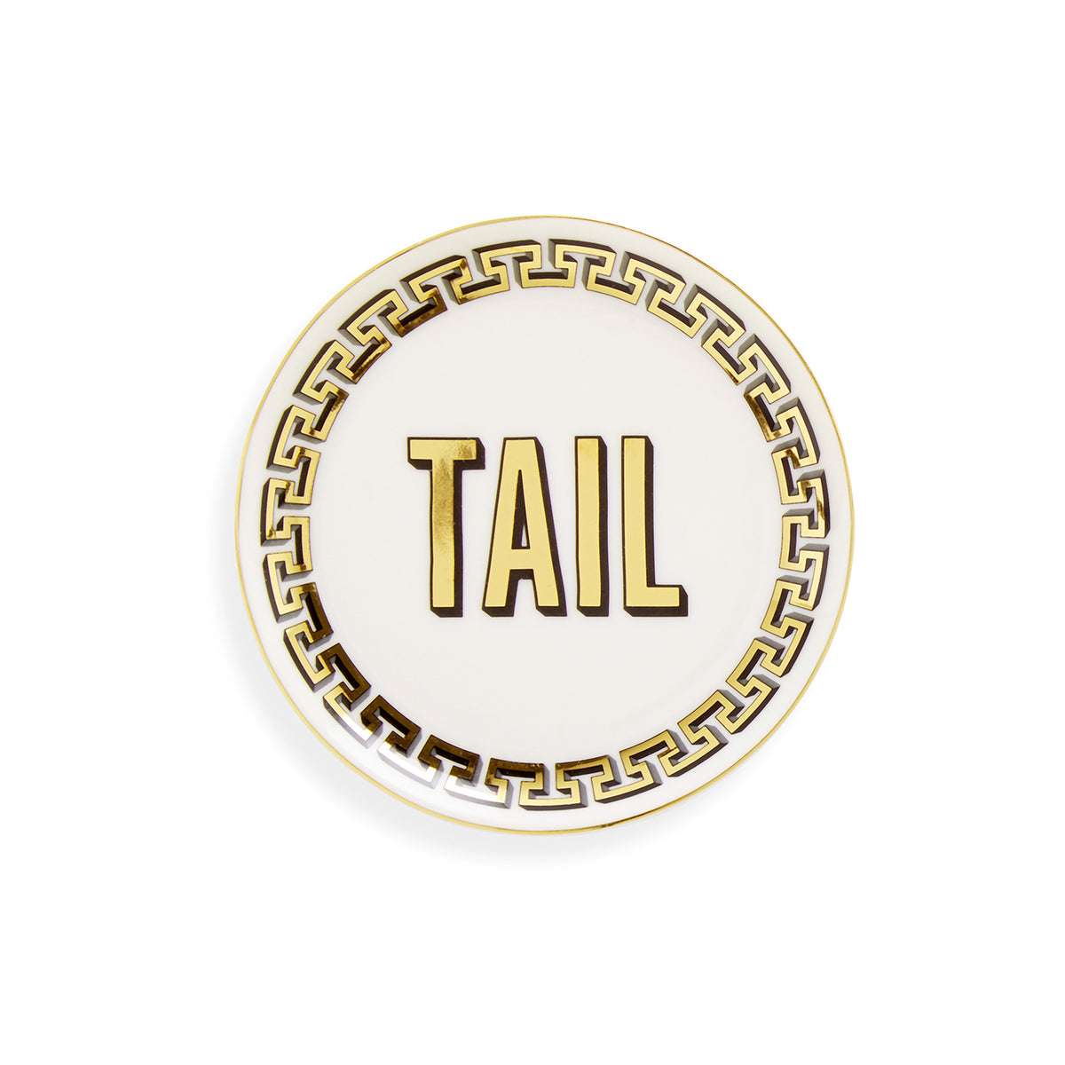 cock/tail coasters porcelain gold white 4
