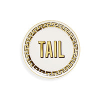 cock/tail coasters porcelain gold white 4