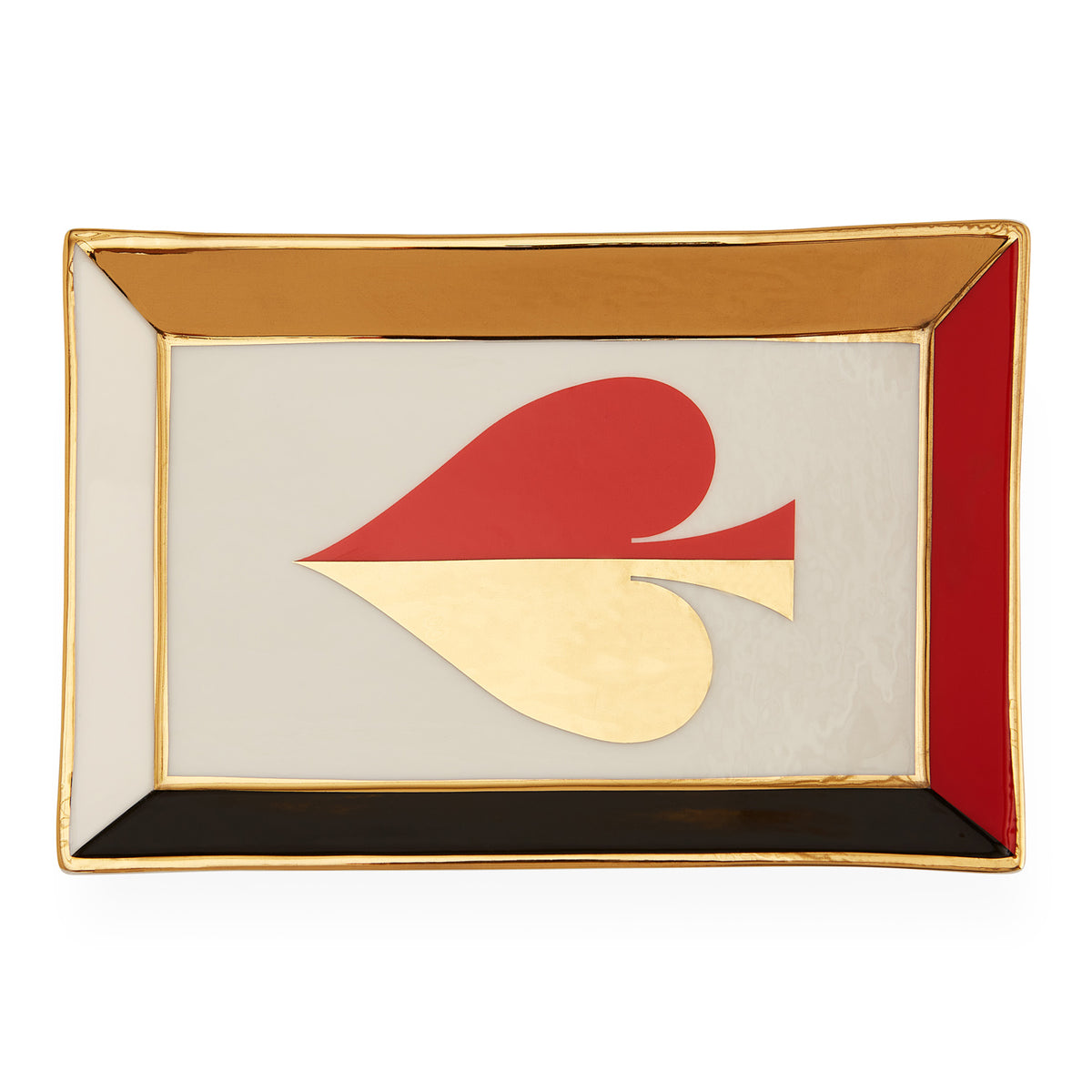Dealer's Choice Rectangle Tray - front view