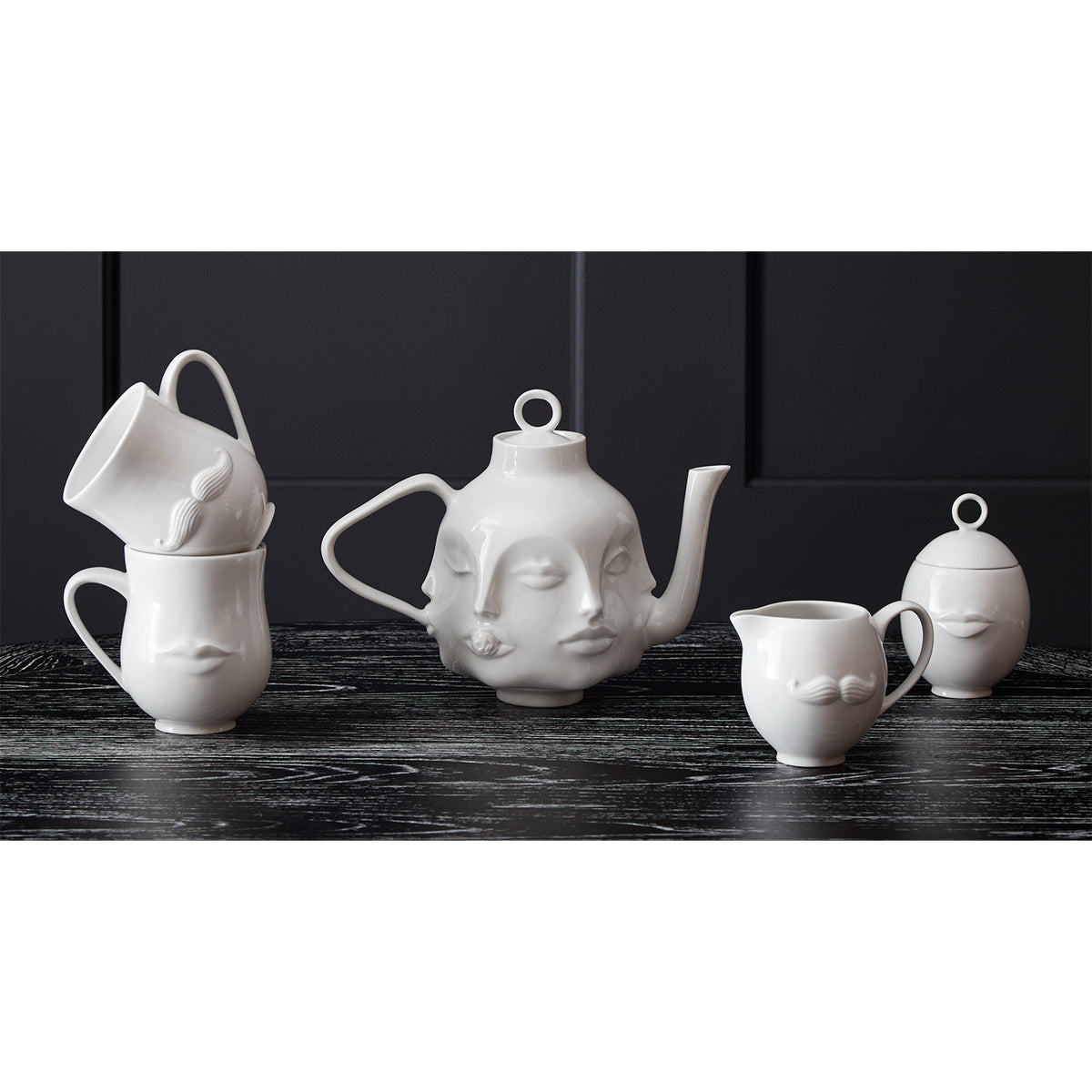 dora maar teapot porcelain white - view 2