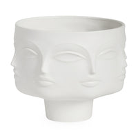 dora maar pedestal bowl porcelain white - view 2