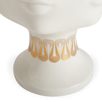 gilded dora maar urn porcelain white accents gold - detail view 2
