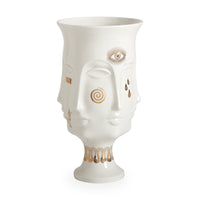 gilded dora maar urn porcelain white accents gold - view 1