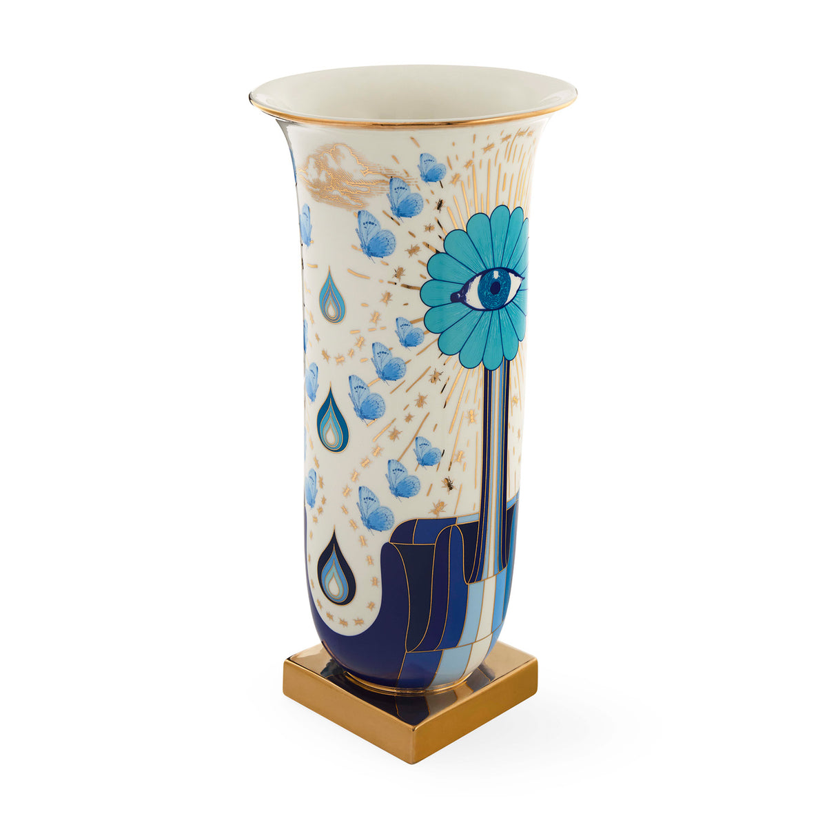 Druggist Tall Flared Vase - side view