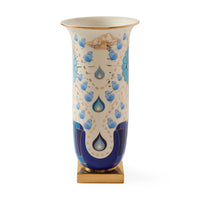 Druggist Tall Flared Vase - back view