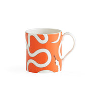 eden mug set porcelain orange - front view