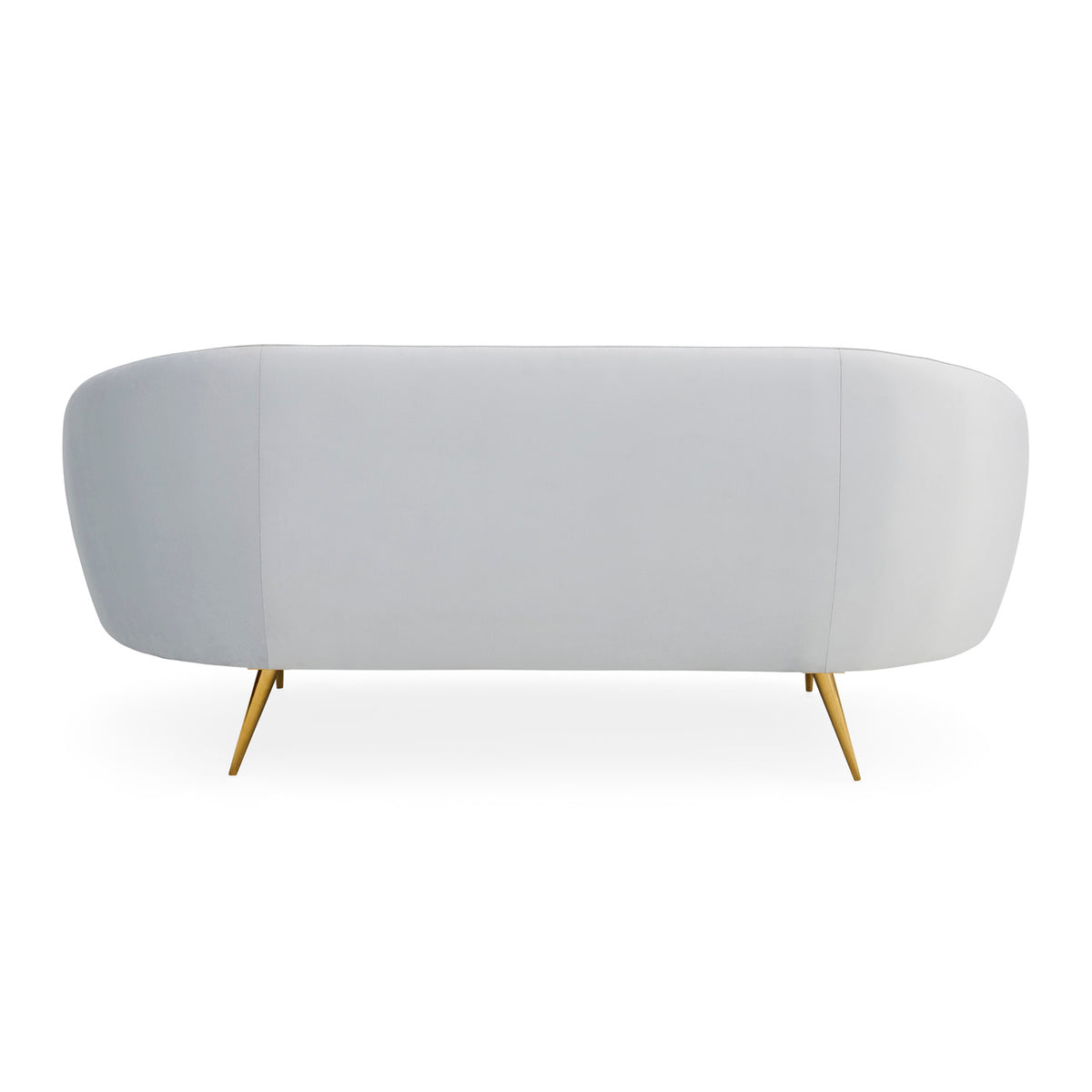 ether apartment sofa bergamo ice velvet - back  view