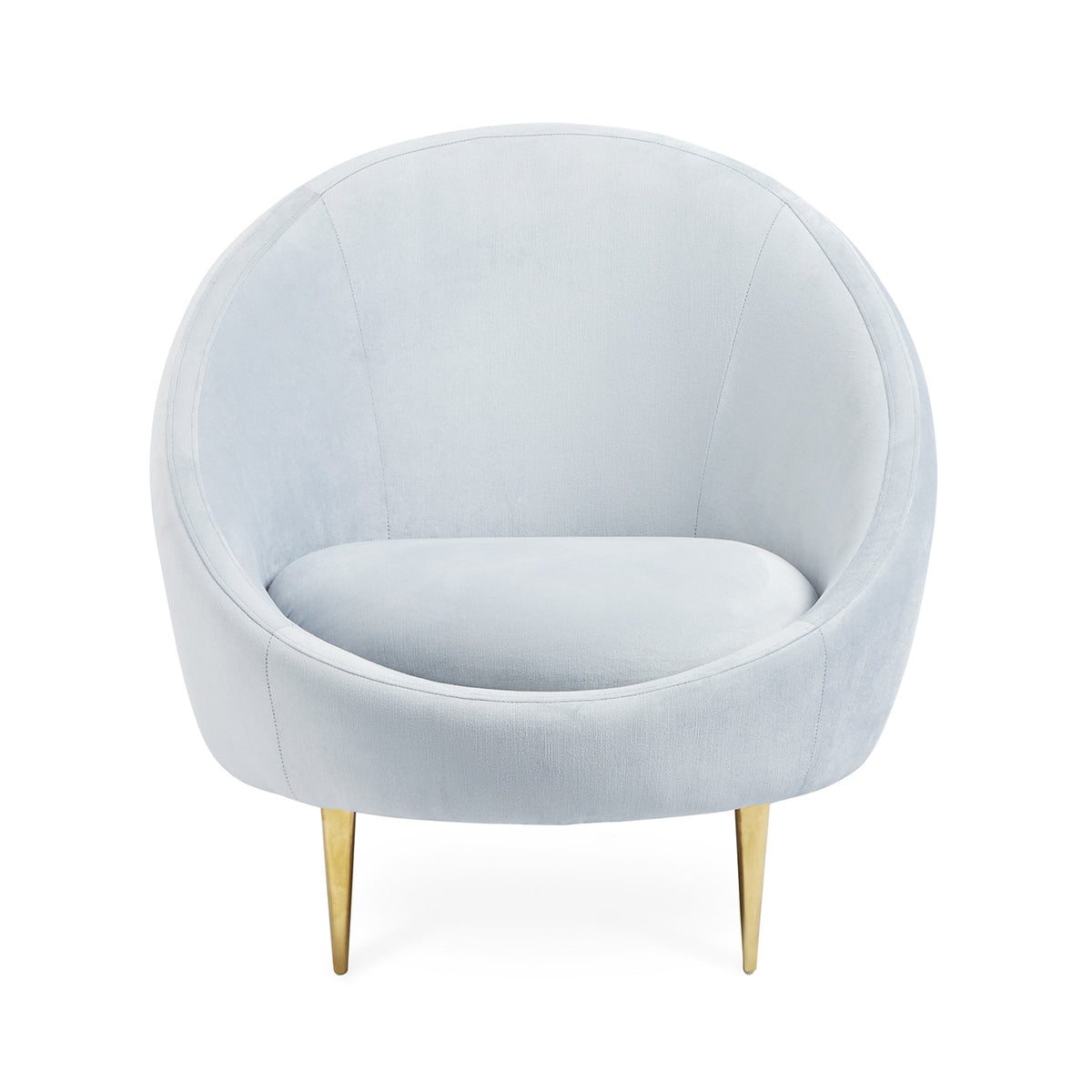 ether chairs bergamo ice lampert t-arm sofa scalinatella cocktail table living room - styled view