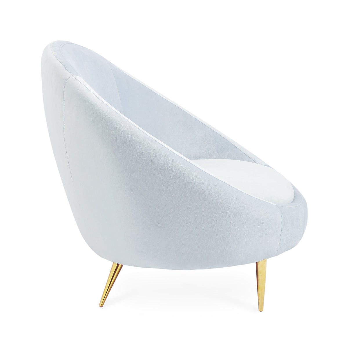 ether chair shearling lampert sofa verona blush alphaville cocktail table living room - styled view