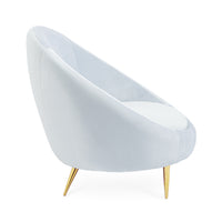 ether chair shearling lampert sofa verona blush alphaville cocktail table living room - styled view