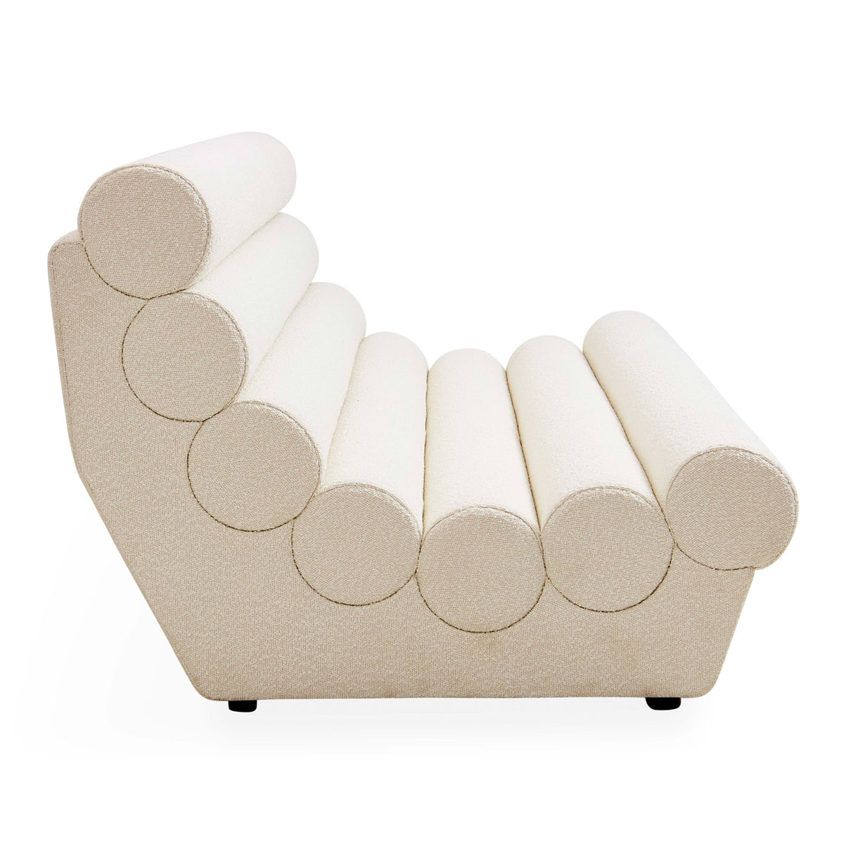 Futura Slipper Sofa - side view