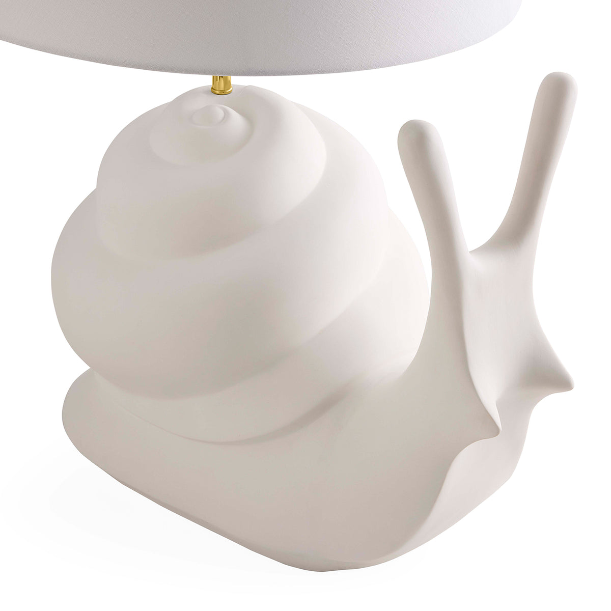 Giant Snail Table Lamp - bottom details view