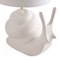 Giant Snail Table Lamp - bottom details view