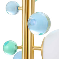 Globo Five-Light Kinetic Floor Lamp - detail view