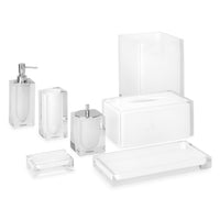 hollywood bath collection clear - angle view