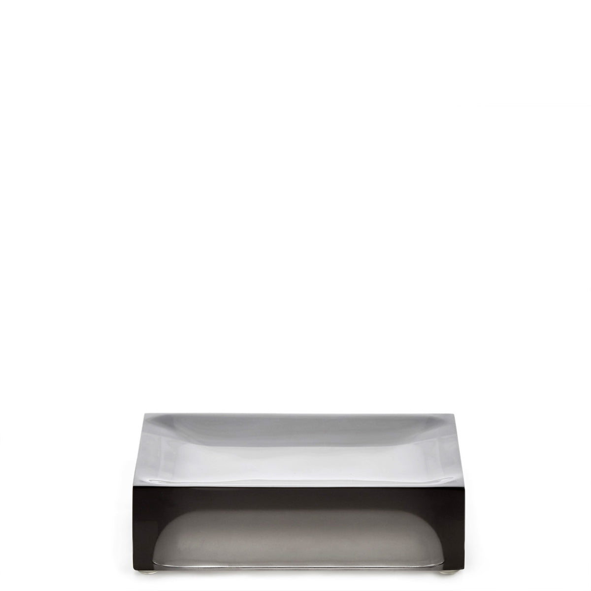 hollywood soap dish smoke acrylic - front view