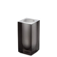 hollywood toothbrush holder acrylic smoke - angle view