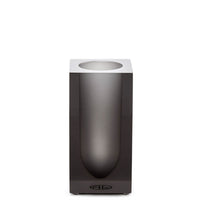hollywood toothbrush holder smoke acrylic - front view