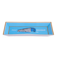 Hotel De Reve Long Tray - angle view