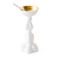 Poodle Salt & Pepper Cellar - back view