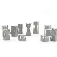 acrylic chess set details view
