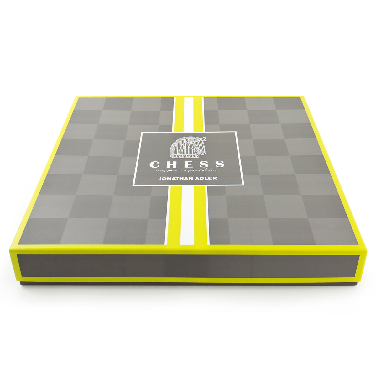 acrylic chess set - details view