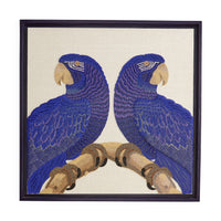 Macaw Beaded Art - front view