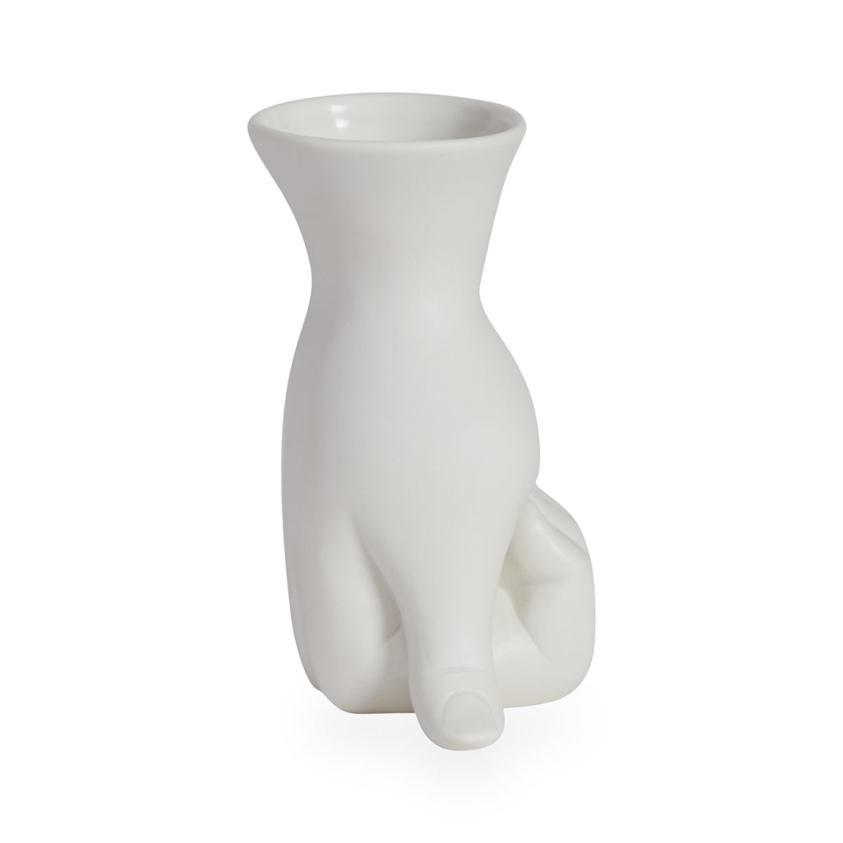 marcel vase porcelain white - style view