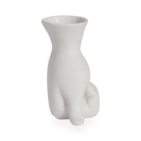 marcel vase porcelain white - style view