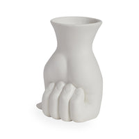 marcel vase porcelain white with mirror
