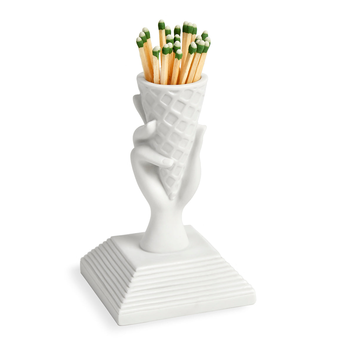 i-scream match strike porcelain white with matches - view 1