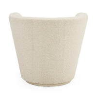 ether swivel chair oatmeal  - back view