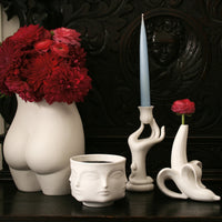 edie vase with muse collection - styled view