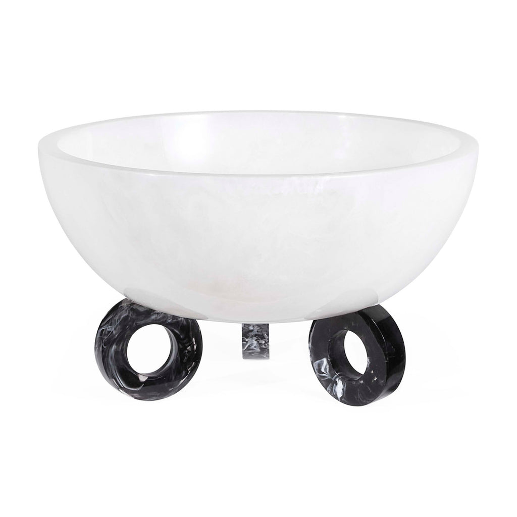 Como & White Disc Bowl