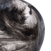 Mustique Black & White Finial Bowl - details view