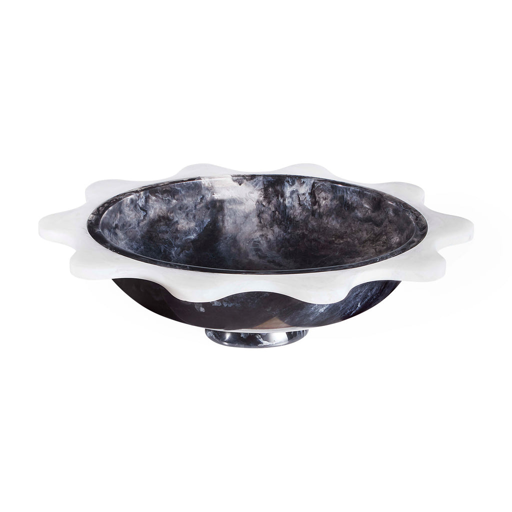 Como & White Ripple Bowl